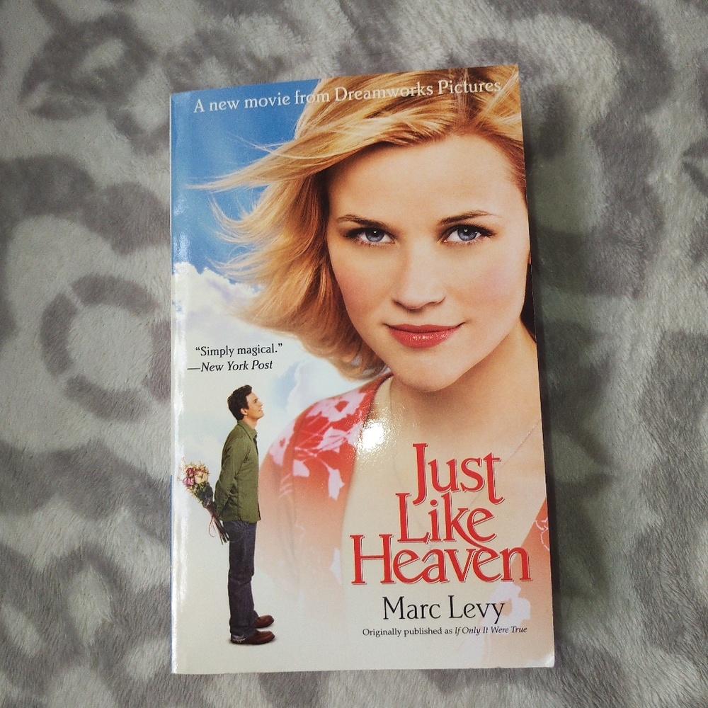 Just like heaven Marc Levy - movie tie in novel fictional book romance rom-com